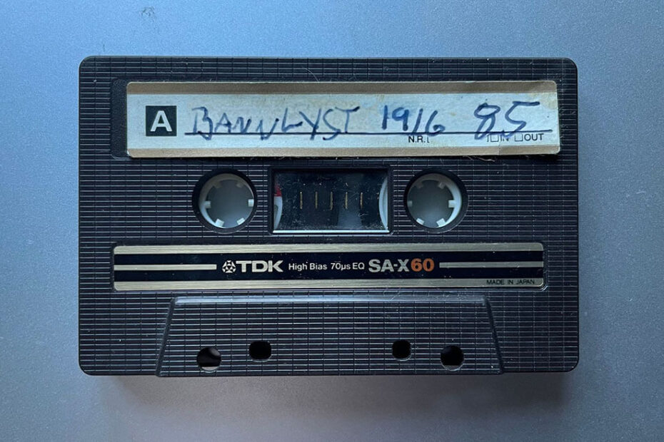 photo of old Bannlyst tape