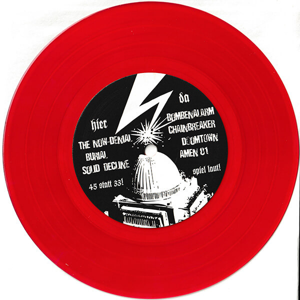 A-side on red vinyl