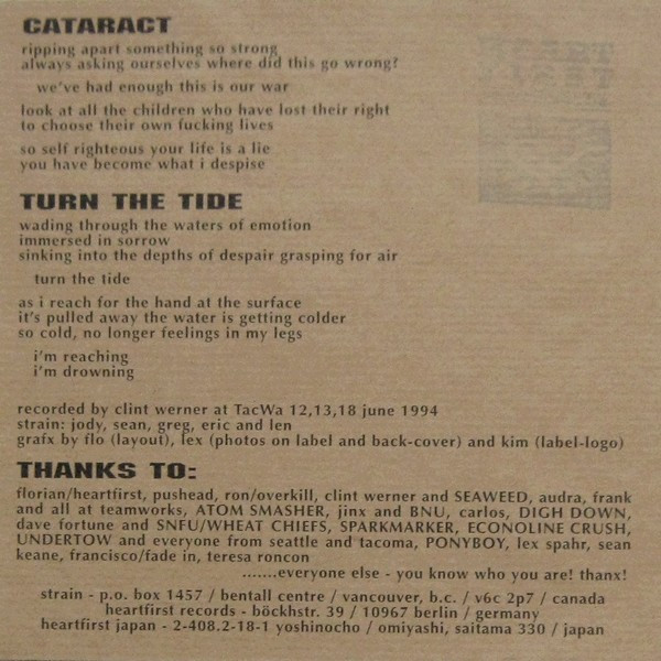 Lyric sheet scan