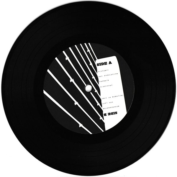 Vinyl with A-side label