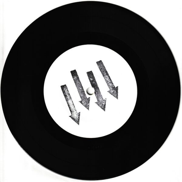 Vinyl and hand-stamped label