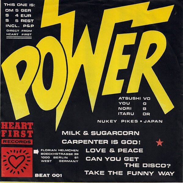 Yellow back cover artwork